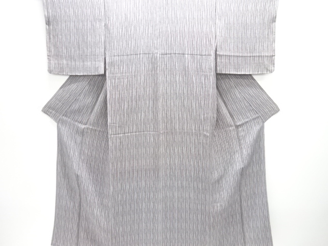 JAPANESE KIMONO / KOMON / UNUSED / CHIRIMEN / STRIPE